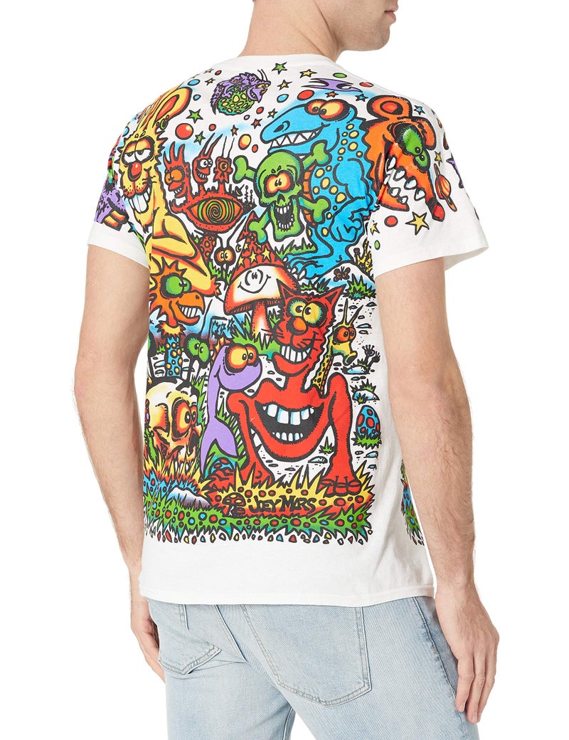 Liquid Blue unisex adult Joey Mars Zidzoii Graphic Art T-shirt Top T Shirt, White, 2X US - Image 2